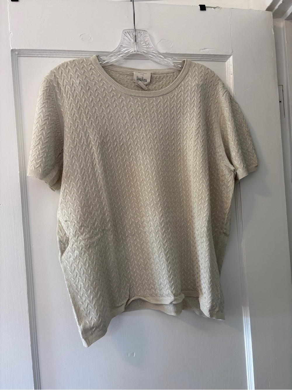 Vintage Neiman Marcus Silk Textured Top
